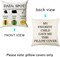 Father's Day Throw Pillow Case, Dad's Spot Throw Pillow Covers 18 x 18 Inch,Dad Gifts from Daughter Son,Birthday Christmas Thanksgiving Day Gifts for Papa Stepdad ,3-Pocket